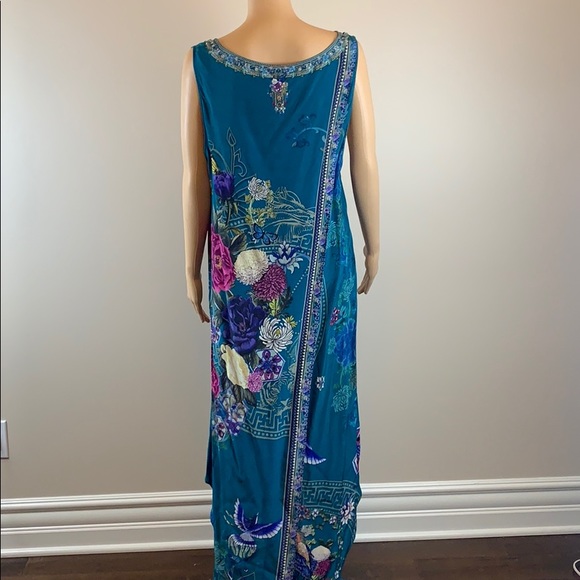 Camilla teal Lunar Gazing silk blouse NWT XS/S - Picture 9 of 12